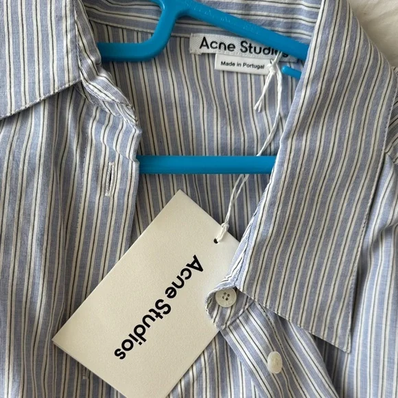 ACNE STUDIOS Soft Stripe Shirting Dress - Picture 7 of 7